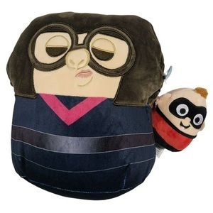 Squishmallows Official Kellytoy Disney (10 Inch, Edna Mode & Jack Jack Bundle)